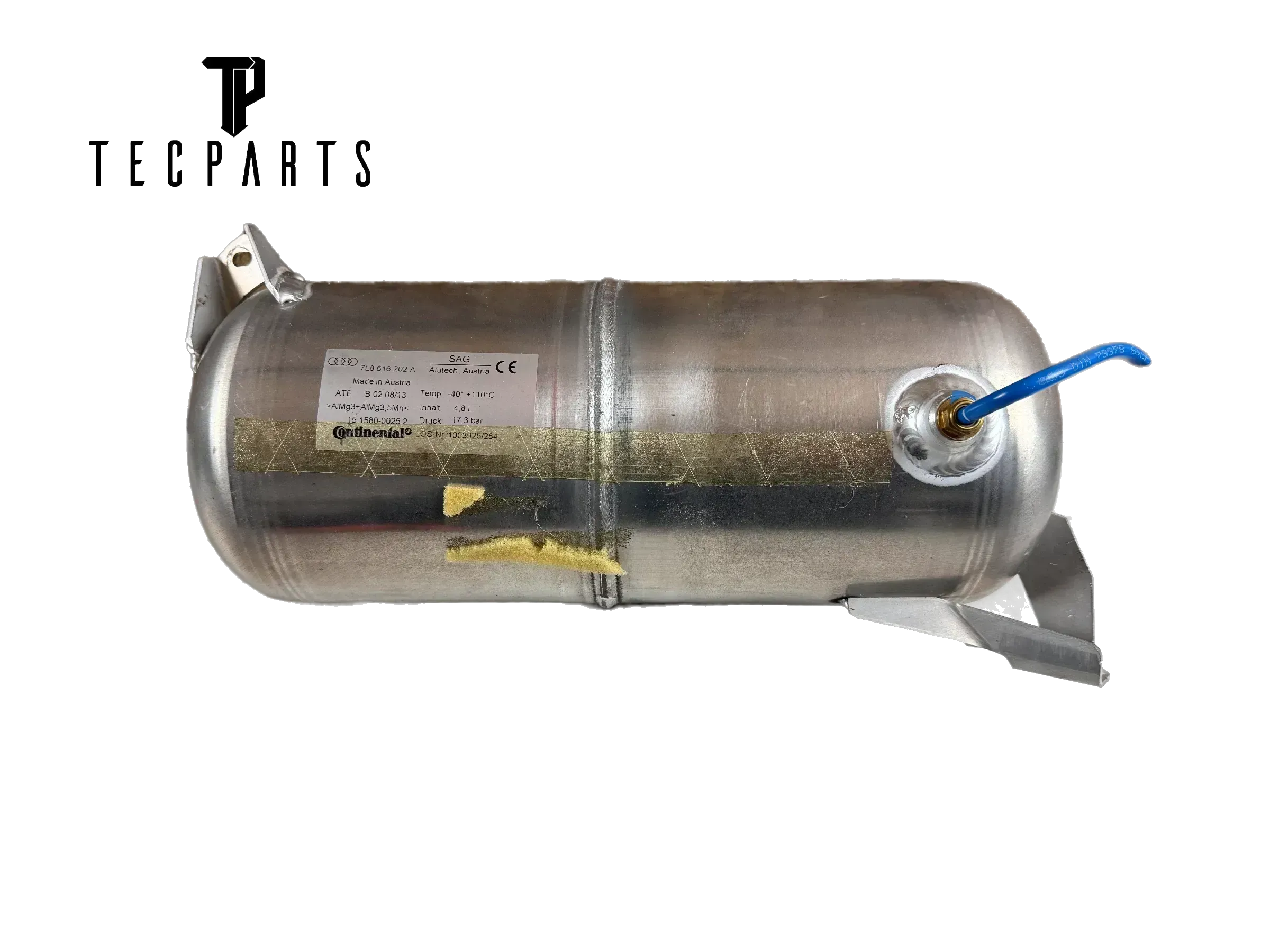 7L8616202A Druckspeicher Druckluftspeicher Luftfahrwerk Audi Q7 4L original - Bild 1