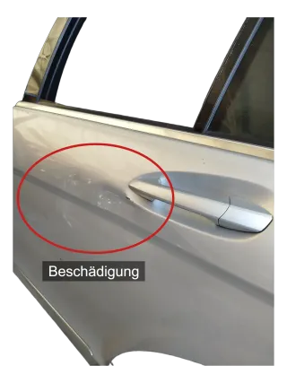 Original W204 Türe HL Lackcode 775 Beschädigt - Bild 4