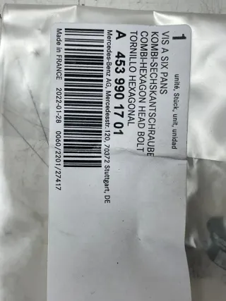 8 x Mercedes-Benz (Smart) Sechskantschrauben A4539901701 - Bild 4