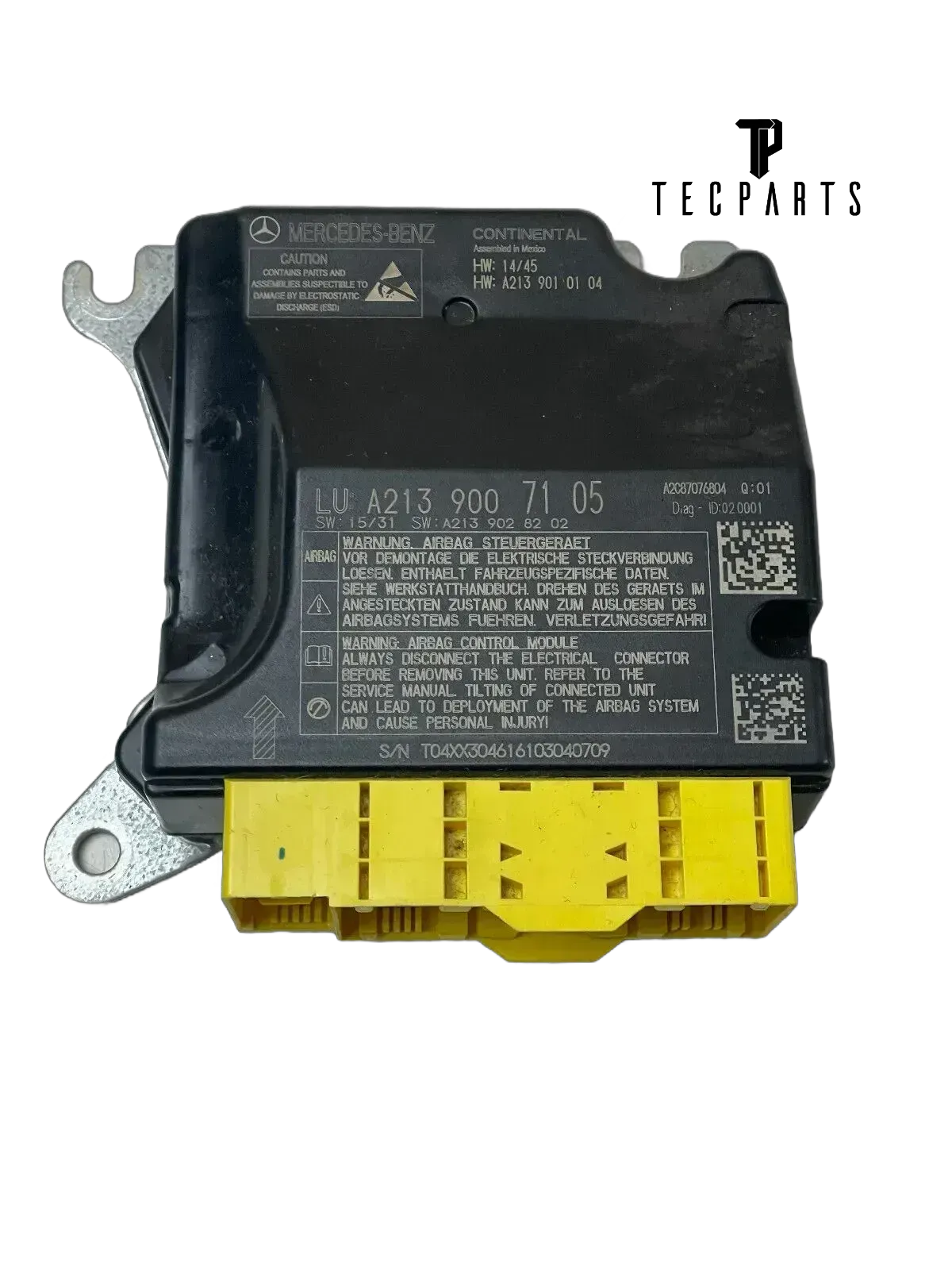 Mercedes E-Klasse W213 C238 W238 Airbag Steuergerät A2139007105 - Bild 1