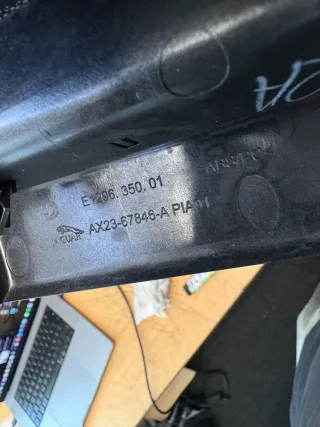 Jaguar XF X250 Luftdüse hinten Mittelkonsole AX23-67846-A - Bild 3