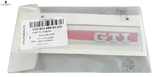 Schrift GTI links Golf 7 5G0853688 AS JZQ neu Original - Bild 1