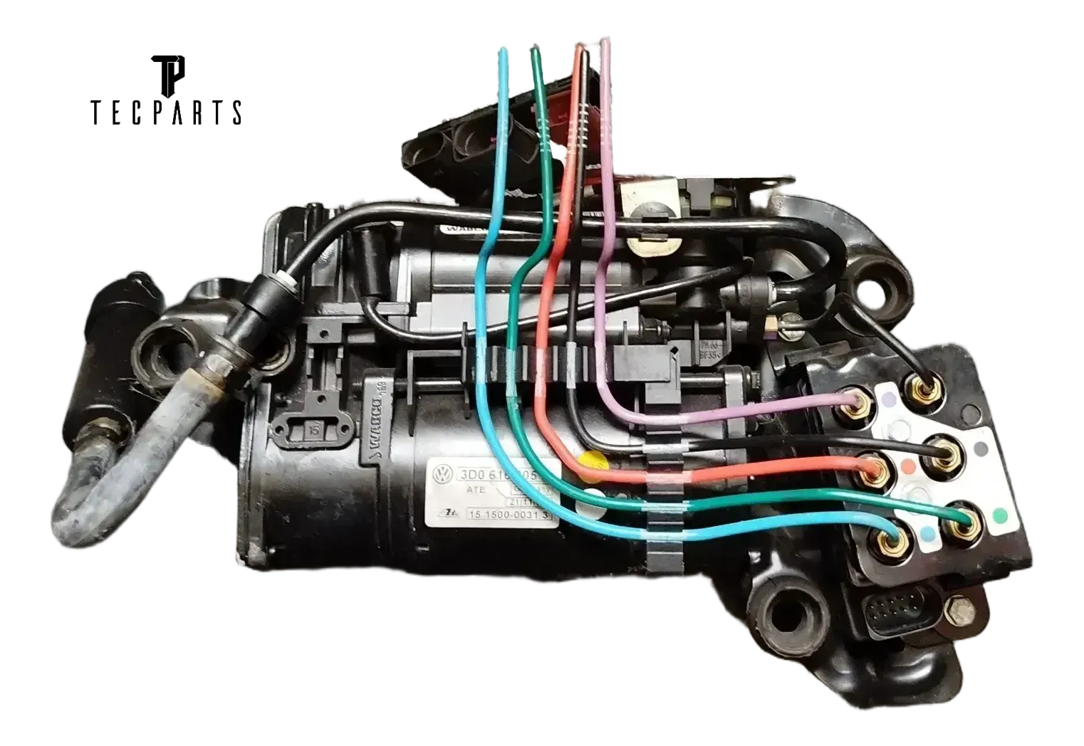 Kompressor Luftfederung Niveauregulierung for VW Phaeton 3D0616007 3D0616005H - Bild 1