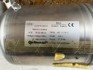 7L8616202A Druckspeicher Druckluftspeicher Luftfahrwerk Audi Q7 4L original - Bild 2