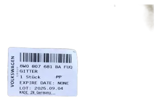 Audi A4 S4 B9 2016 Vorne links Unteres Gitter dreiteilig vorne 8W0807681B31 - Bild 4