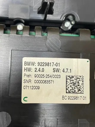 BMW F01 F02 Klimabedienteil Klima Heizung Bedienteil Schalter vorne 9229817 -01 - Bild 3