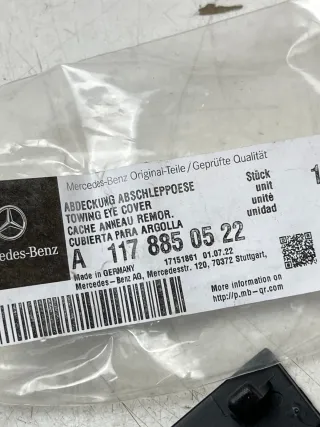 Mercedes Benz Abdeckkappe für Abschleppöse hinten A1178850522 - Neu Original - Bild 5