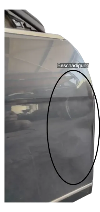Original W204 Türe VR Lackcode 755 Beschädigt - Bild 4