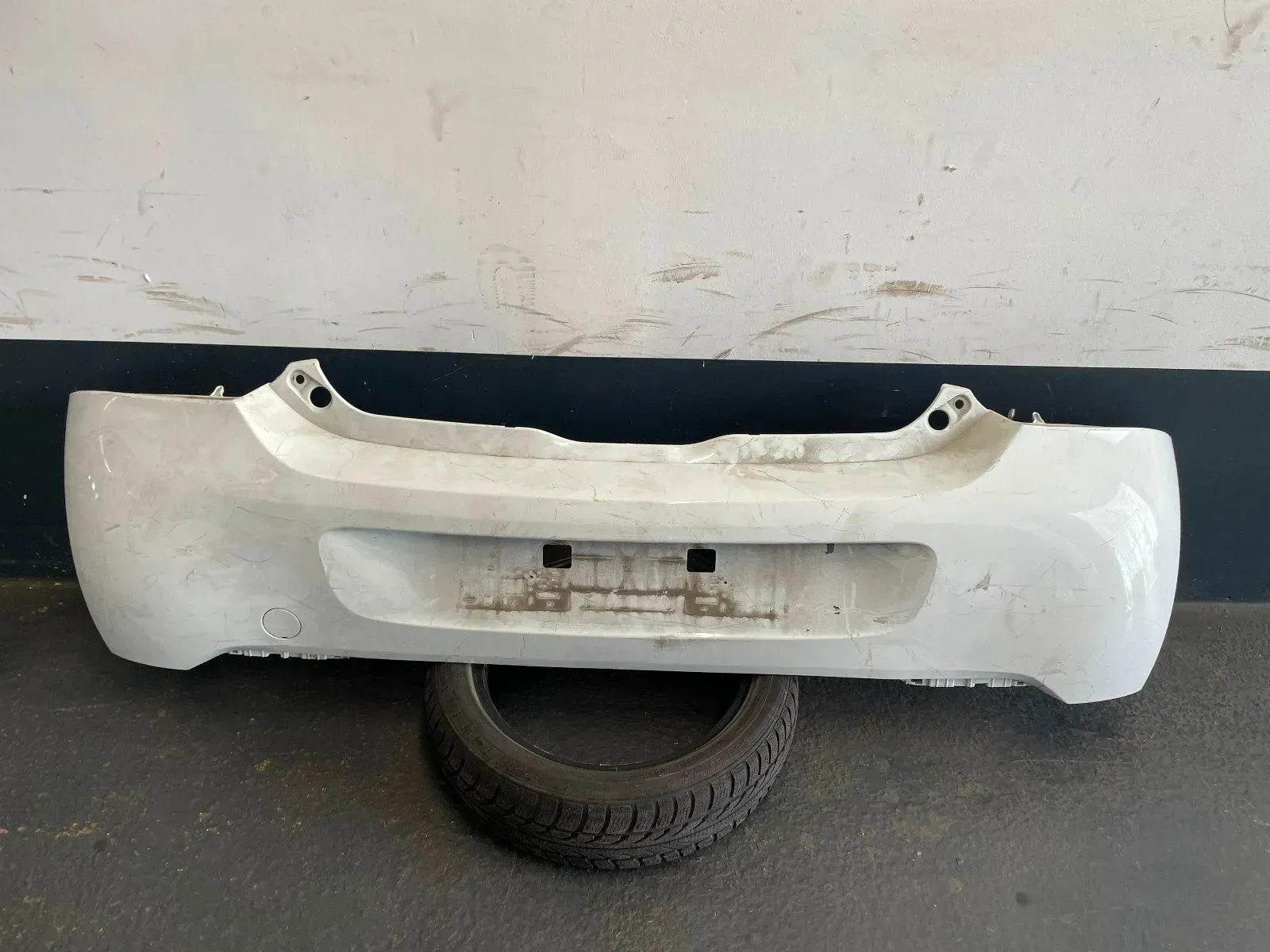 Smart 453 ForFour Stoßstange Hinten Weiss 4538800040 - Bild 1