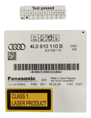6 fach CD Wechsler Audi Q7 4L 4L0910110B - Bild 4