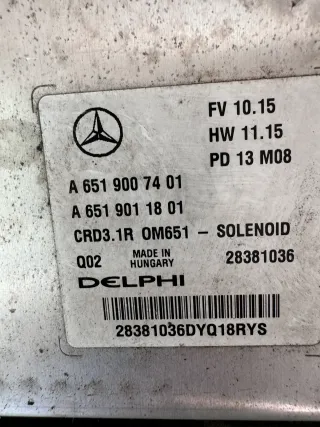 MERCEDES BENZ W207 W212 W204 W221 MSG ECU Motorsteuergerät A6519007401 - Bild 2