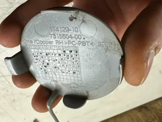 BMW Mini One - Cooper F56 F55 Abschleppöse Öse Kappe 7315504 hinten ab 15 silber - Bild 2