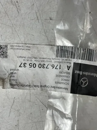 Mercedes GLA W156 W117 W176 Türscharnier Tür hinten links oben A1767300537 Neu - Bild 2