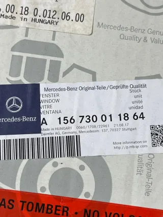 MERCEDES-BENZ GLA X156 FESTFENSTERGLAS HINTEN LINKS TÜR A1567300118 - Bild 5