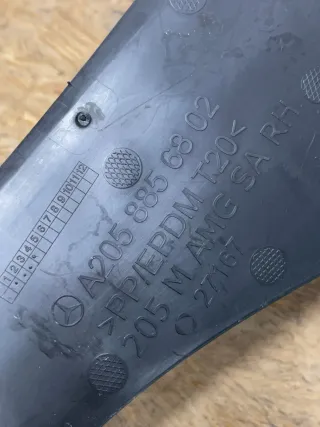 Mercedes-Benz C-Klasse W205 Abdeckung Stoßstange vorne Rechts A2058856802 - Bild 3