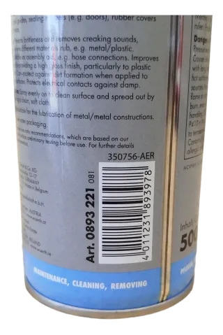 NEU Original Würth Silikonspray 500ml Art. 0893221 - Bild 2