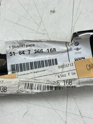BMW 1er 3er Halter Zusatzkühler oben rechts 5164 7266168 Neu Original - Bild 4
