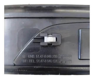 BMW 7 F01 F02 F03 F04 2009 Hinten rechts Einstiegsleiste Zierleiste hinten - Bild 2