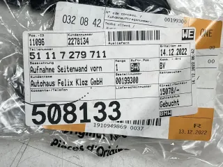 BMW F30 F31 F35 Vorne Links Stoßstange Seite Halterung 51117279711 neu original - Bild 2