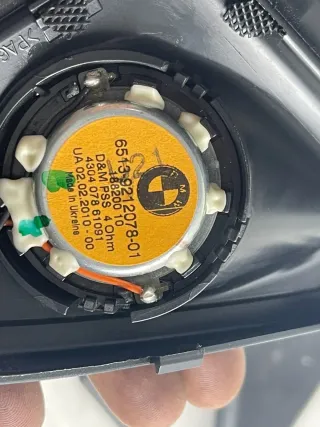 BMW 7 F01 Vorne Rechts Links Tür Hochtöner Lautsprecher Harman Kardon 9212078 - Bild 2