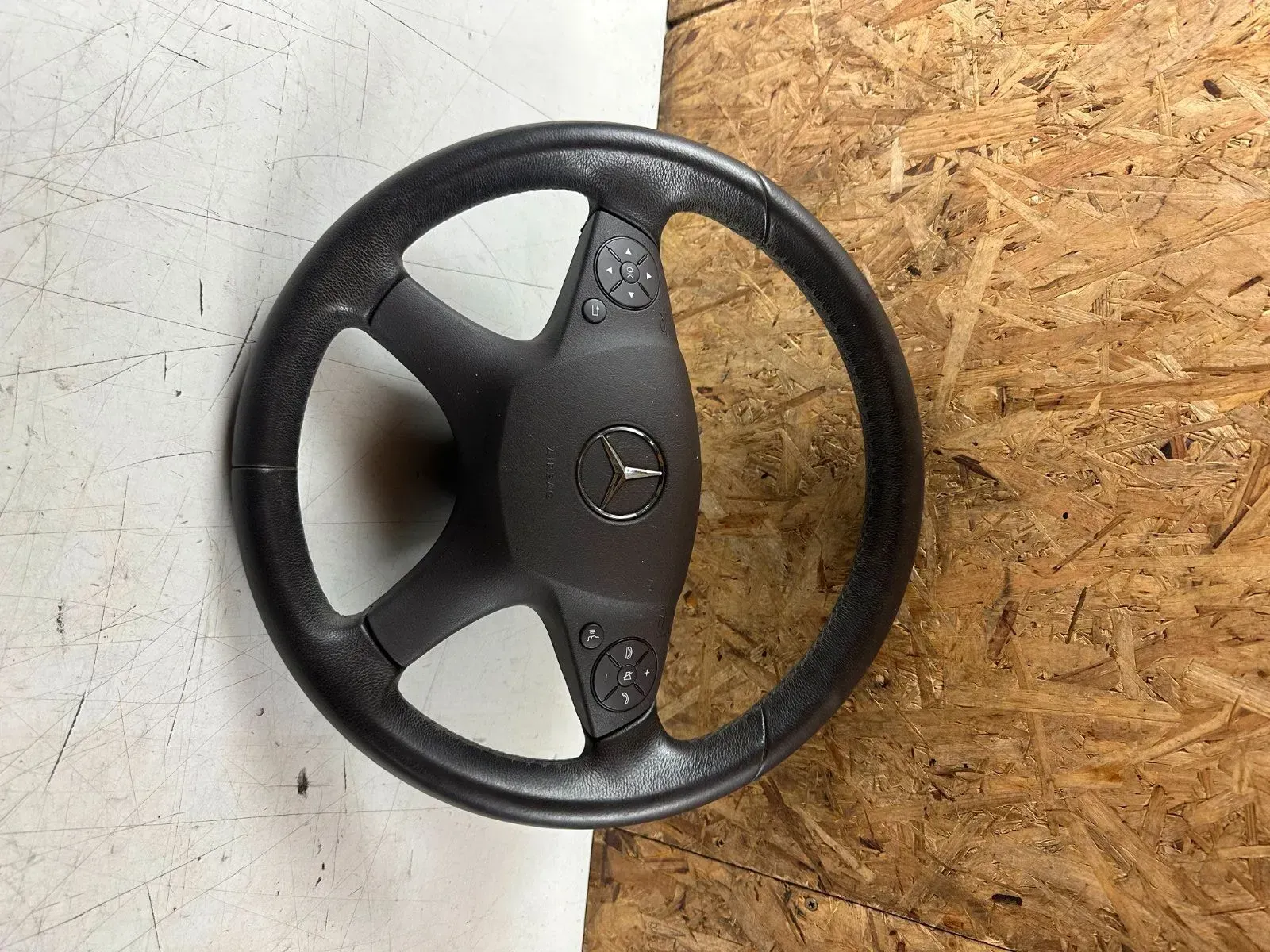 Mercedes W204 Lenkrad Braun Leder komplett - Bild 1