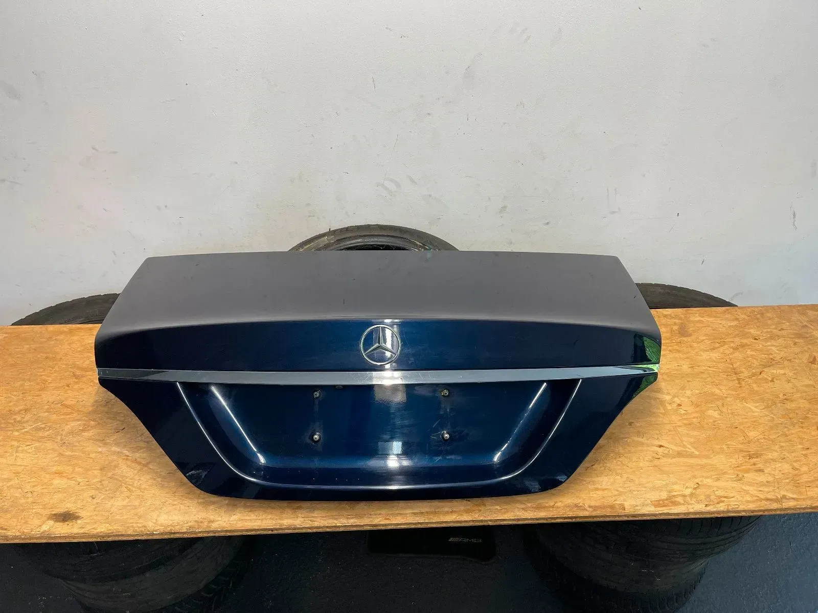 Mercedes CLS W218 MOPF Heckklappe Kofferraumdeckel 890 Blau - Bild 1