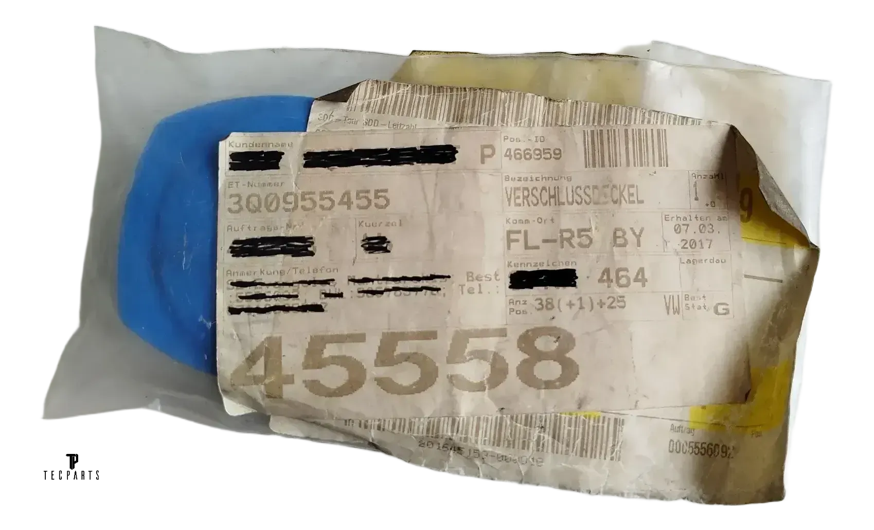 NEU Original Wischwasserbehälter Deckel VW 3Q0955455 3Q0955455 - Bild 1