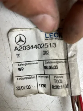 Mercedes C-Klasse W203 Türkabelbaum Kabelsatz Vorne Links A2034402513 - Bild 3