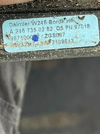 Mercedes W246 Zierleiste Chrom Leiste Fensterleiste hinten rechts A 2467350282 - Bild 4