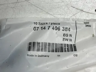 10x BMW Torxschraube Schraube Linsenschraube mit Unterlagsscheibe M6x20 7406384 - Bild 5