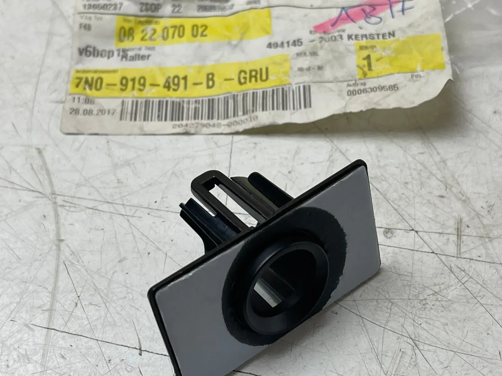 VW Sharan Geberhalter Parklenkassist PDC hinten links 7N0919491B GRU Neu Origi. - Bild 1