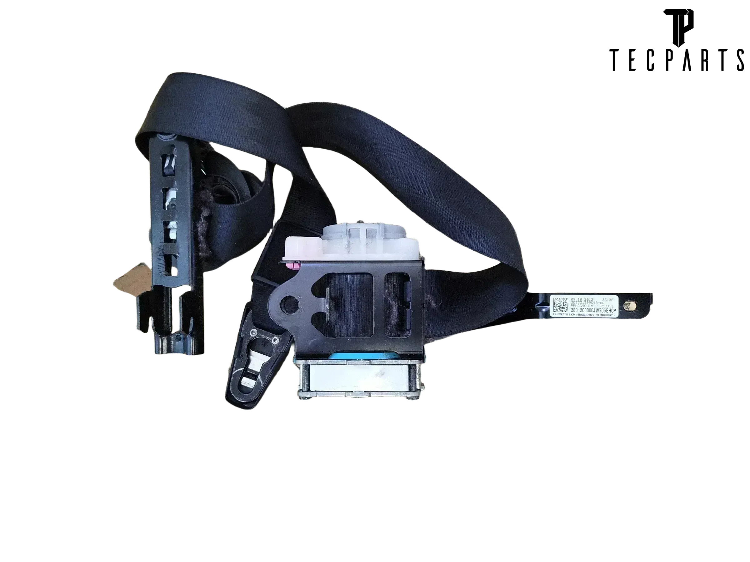 Sicherheitsgurt links vorne VW Touareg II 7P 7P0857705E - Bild 1