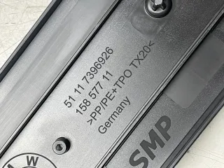 BMW 3 Serie F30 F31 Vorne Stoßstange Kennzeichenhalter 7396926 Neu Original - Bild 3